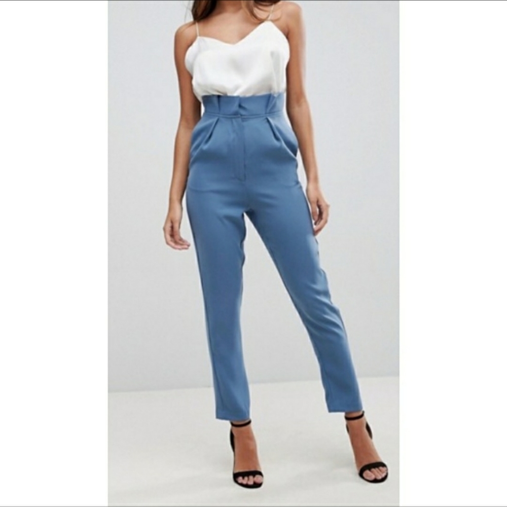 Lavish Alice Pleated High Waist Trousers